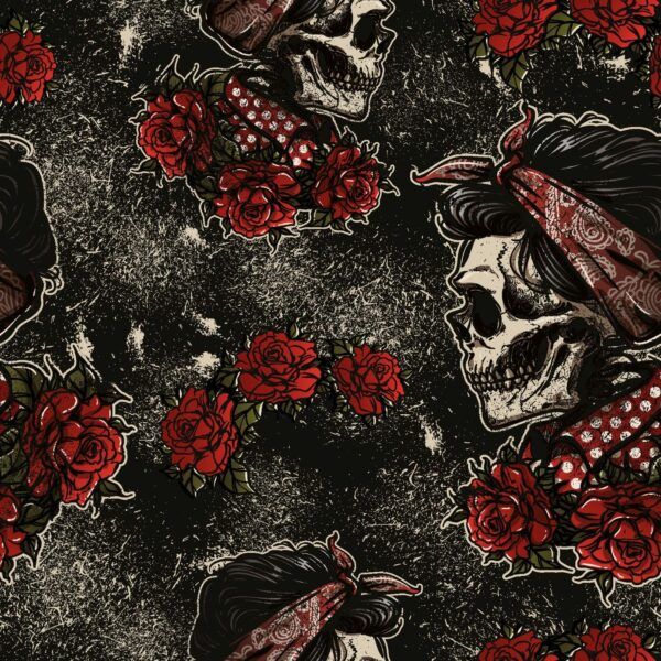 Sommersweat bad fifties Candy Skull