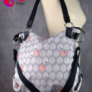 Schultertasche favorita - hojas
