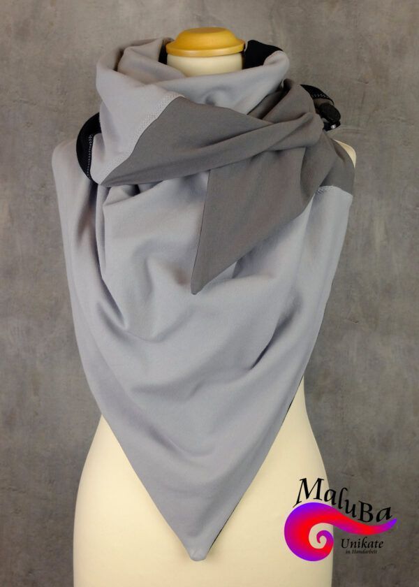 Halstuch, Dreieckstuch Erwachsene "lovely gray"