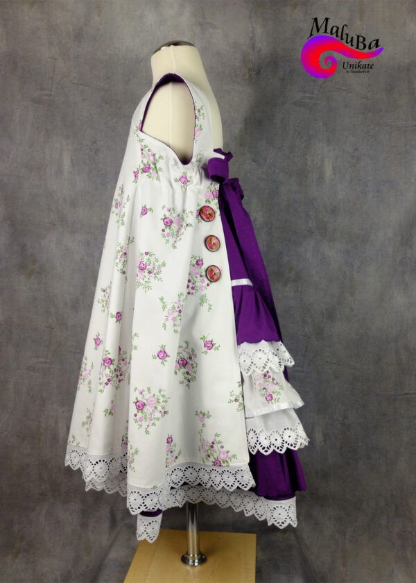 Mädchen-Schürzenkleid " Feliz Rose-Violetta" – Bild 4