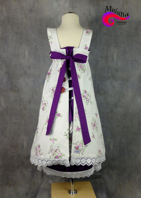 Mädchen-Schürzenkleid " Feliz Rose-Violetta" – Bild 2