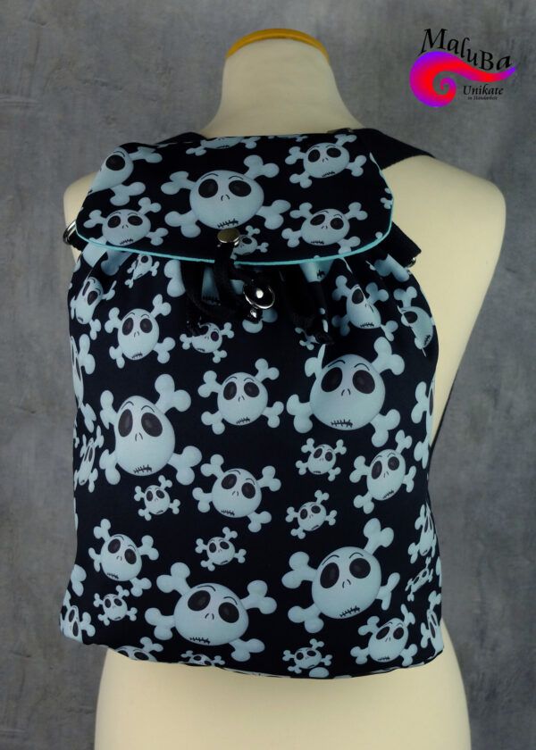 Rucksack-Tasche canguro - calavera