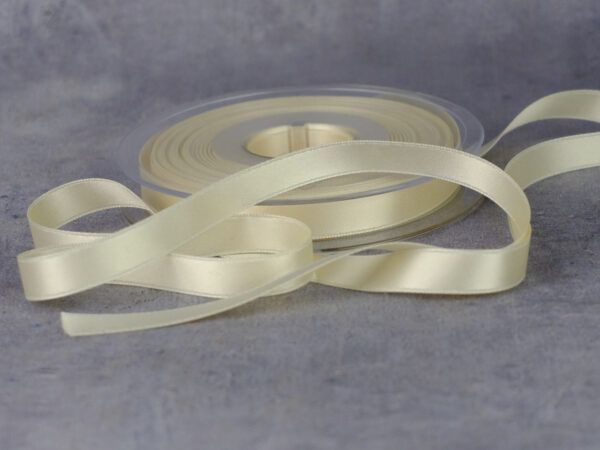 Satinband 10 mm Creme