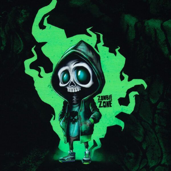 Sommersweat Panel Halloween by Thorsten Berger Zombie Zone – Bild 5