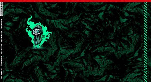 Sommersweat Panel Halloween by Thorsten Berger Zombie Zone – Bild 2